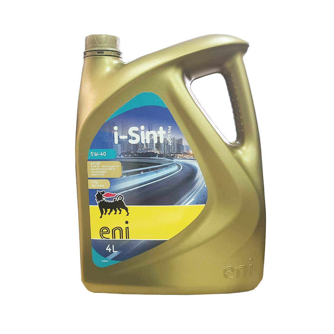 Eni i-Sint Pro Light 5W-40 SP/CF C3 Fully Synthetic Gasoline Engine Oil (4L)