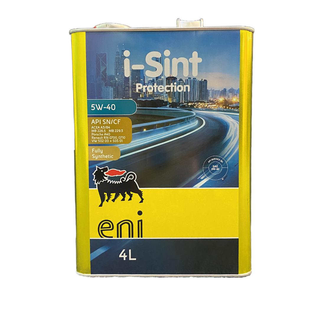 Eni i-Sint Protection 5W40 Fully Synthetic Gasoline Engine Oil Metal Tin (4L)